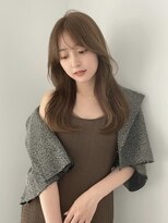 トイ(TOI)&nbsp;フェイスレイヤーカット/シースルーバング/ベージュブラウン