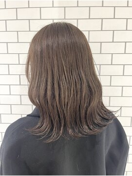 ノエル(noele) 《春におすすめ》ミルクティーベージュ×切りっぱなし