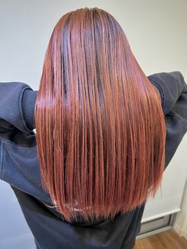 パコ(Paco) ブリーチなし暖色系ピンクバレイヤージュ