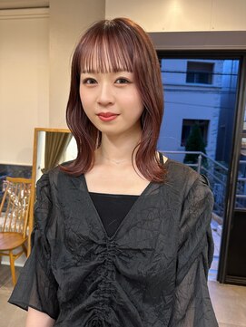 サンド 表参道(sand) 表参道ダブルカラーブリーチインナーカラー10代20代30代