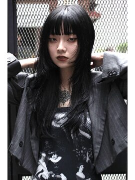 ココ 原宿(KOKO) 顔まわりレイヤー前髪ありイメチェンレイヤーカットこなれミディ