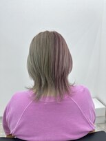 シロ&nbsp;髪質改善ミントベージュ×ピンクカラー