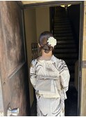 浴衣ヘアセット着付け