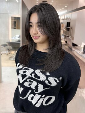 ロンドシエル 横浜(Lond ciel) 毛流れ海外風レイヤー【矢野克典】横浜グレージュ