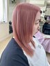 カット+全頭ケアブリーチ+カラー+INTIUM髪質改善トリートメント19000→18200