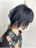 おしゃれ女子ウルフヘア×インナーカラー