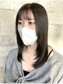 レイヤーカット オリーブカラー