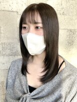 リサ グランシェ(RISA granche)&nbsp;レイヤーカット オリーブカラー