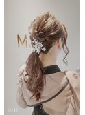 ヘアアレンジ ローポニー