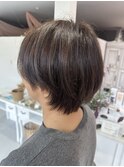 ショートヘア　ハイライト