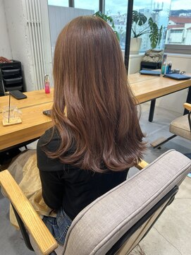 ルイス 宝塚(Luis) ブリーチなしピンクベージュ☆