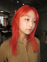 ナループロアボタン(Nalu pu loa BOTAN)&nbsp;レイヤーカット/ビビッドオレンジ/暖色カラー