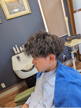 理創こすぎ ツイストパーマ