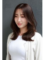 エッジ(EDGE)&nbsp;ミディアムレイヤー/韓国ヘア/ヨシンモリ