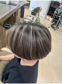 メンズメッシュカラーハイライトカラーシルバーカラー