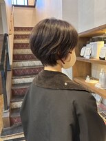 ココカラヘアー ニコ(cococara hair nico)&nbsp;ショートボブ/アッシュブラウン/ショートヘア