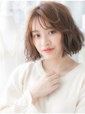 フレンチカジュアル韓国風こなれボブパーマh4上尾20代30代40代