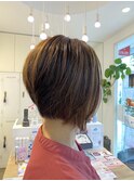 前下がりショートボブ