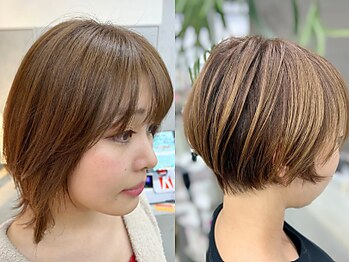ハロー(HELLO)の写真/フェイスラインで印象をグッと変える!細部までこだわるカットで、似合わせと憧れられる"小顔style"が叶う☆