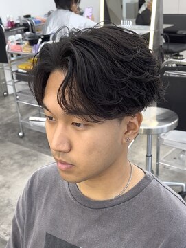 フィフス 仙台(fifth) 仙台フェザーショート毛流れ強めフェザーパーマセンターパート◯