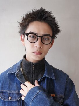 ニコ トウキョウ ロジック(nico TOKYO Logic) 刈り上げアップバングスパイキーショートパーマスパイラルパーマ