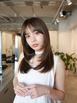 ラヴィズム 長岡店(LUVISM) ◎韓国ヘアー顔周りレイヤーダブルカラーおくれ毛前髪長岡/新潟