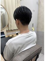 フレームプラス 天王寺あべの店(FRAME+)&nbsp;黒髪束間センターパート