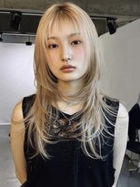 ネハス 名古屋栄店(nehus.) ウルフカット/レイヤーカット/ブリーチカラー/ダブルカラー