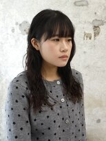 ルイス(LEWES)&nbsp;黒髪ロングパーマ