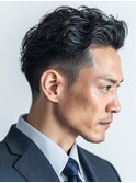 30代40代｜セットが楽なセンターパート