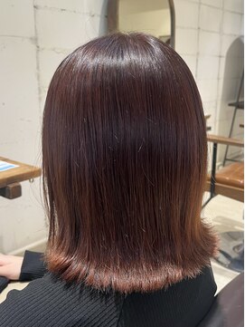 サロン ド ソーホー 蕨(Salon de SOHO) オレンジブラウン/外ハネ【さとう】