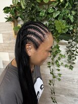ロカット サロン(Roquat Salon)&nbsp;立川/網目も丁寧に作ります♪コーンロウ、ブレイズ/ヘアアレンジ