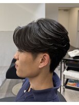 become men's hair 名駅EAST【10月3日 NEW OPEN(予定)】 ナチュラルセンターパート/毛流れ//曲がる縮毛矯正/韓国ヘア/