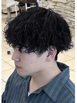テラス(Terrace by Relato)&nbsp;波巻きシャドウルーズスパイラルマッシュパーマ赤羽メンズパーマ