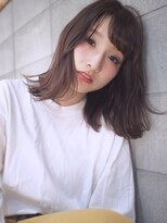 ネス(ness)&nbsp;[RIMMA]ナチュラルピンクグレージュ//切りっぱ外ハネ