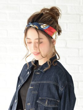 アース 西葛西店(HAIR&MAKE EARTH) カジュアルターバンアレンジ【EARTH西葛西店】