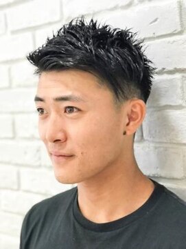 グランシュ 青葉台店(GranCieux) 黒髪×アップバンクショート