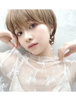 ロミー 本厚木(ROMMY.)&nbsp;透け髪シアーベージュ◎まとまる小顔ショート　ROMMY.田中