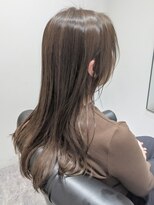 ジエクト 本店(The Ect)&nbsp;クリーミーグレージュ×サマーロング×艶髪ストレート