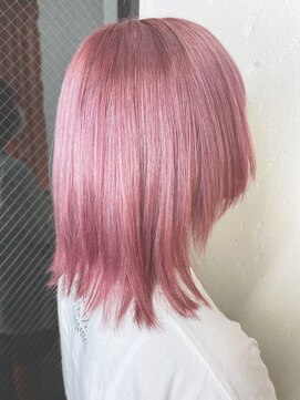 ボックスミコ(Box mico.) 20代ガーリーピンクベージュのネオウルフスタイル☆