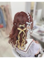 ヘアメイク シンティア(Hair make Cintia.) ハートハーフアップ