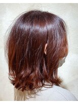 ヘアーリゾートガーデン 南林間店(Hair Resort Garden)&nbsp;ボブウルフ/オレンジナチュラルグラデーションカラー