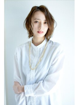 ヘアーアンドスパ フェリーチェ ミチ 野田屋町店(HAIR&SPA felice MICHI) 【felice MICHI島田和也】外ハネミディアム