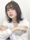 外ハネミディ