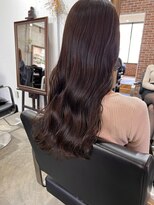 ヴィップルーム(viproom) 黒髪/グレーベージュ/レイヤーロング/前髪パーマ