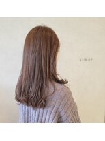 エメ バイ ヘアーポケット(aimer by hair pocket) *+aimerが叶える...柔らかピンクブラウン，ロングヘア