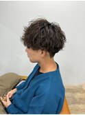 メンズ/ツイストスパイラル×波巻きパーマ