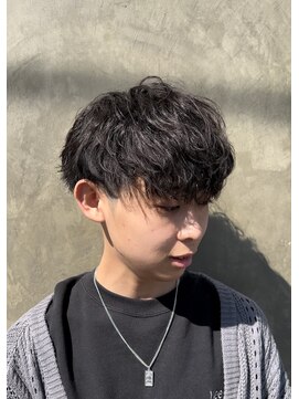 メンズギフト(men's GIFT) 刈り上げツーブロックソフトツイストパーマメンズマッシュ