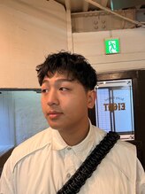 ビーバイエイトジェンツ(Bee by EIGHT GENTS) MEN'S HAIRウルフアッシュブラックカルマパーマベリーショート