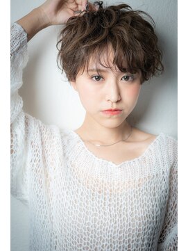 カバーヘア ブリス 大宮西口(COVER HAIR bliss) フレンチカジュアルふんわりマッシュパーマu大宮10代20代30代!